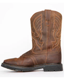 Cody James® Men's Broad Square Toe Western Work Boots -Western Boots & Shoes Deals Store 0502M2 7010 LT