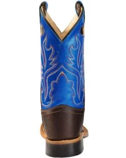 Cody James Boys' Thunder Western Boots - Square Toe -Western Boots & Shoes Deals Store 053B57 WT BK