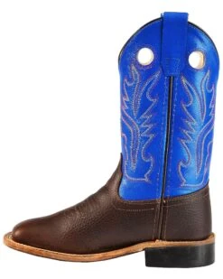 Cody James Boys' Thunder Western Boots - Square Toe -Western Boots & Shoes Deals Store 053B57 WT LT