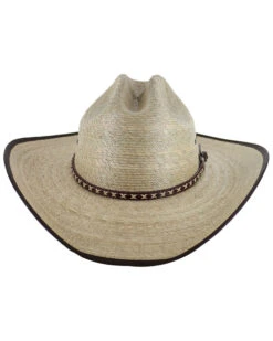 Cody James® Men's Brown Trimmed Straw Hat -Western Boots & Shoes Deals Store 099P15 19 D2