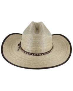 Cody James® Men's Brown Trimmed Straw Hat -Western Boots & Shoes Deals Store 099P15 19 P2