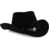 Cody James Men's Santa Ana Black Wool Felt Hat