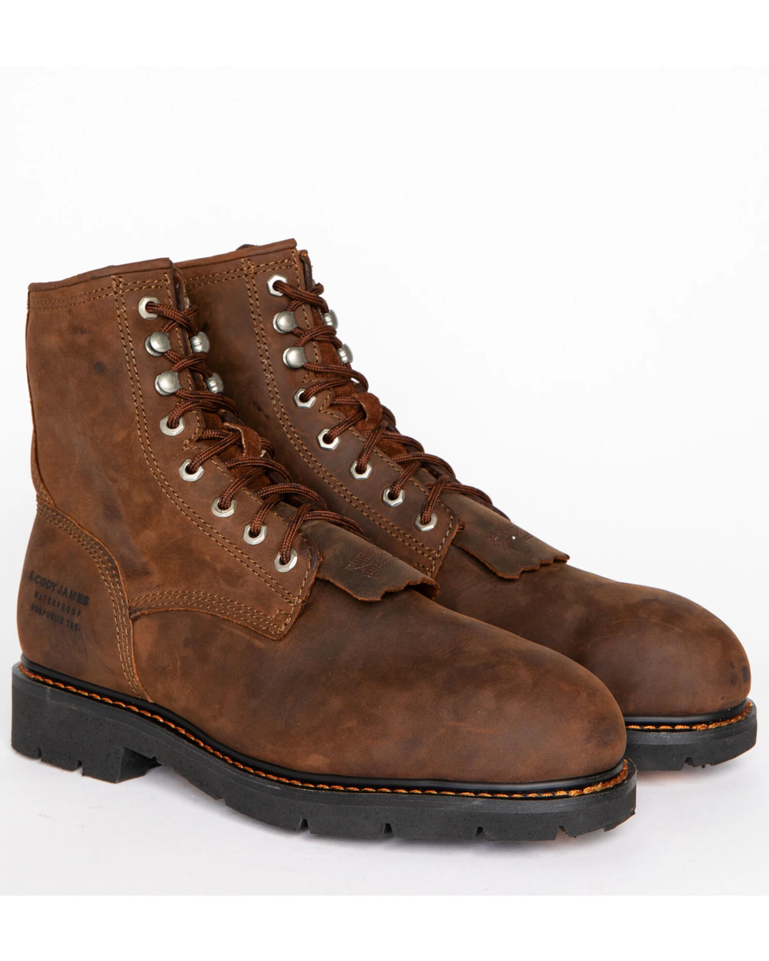 Cody James® Comp Toe Waterproof Kiltie Work Boots 1 Cody James® Comp Toe Waterproof Kiltie Work Boots