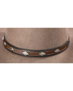 Cody James Diamond Studded Horsehair Hat Band -Western Boots & Shoes Deals Store 2000221737 933 D2