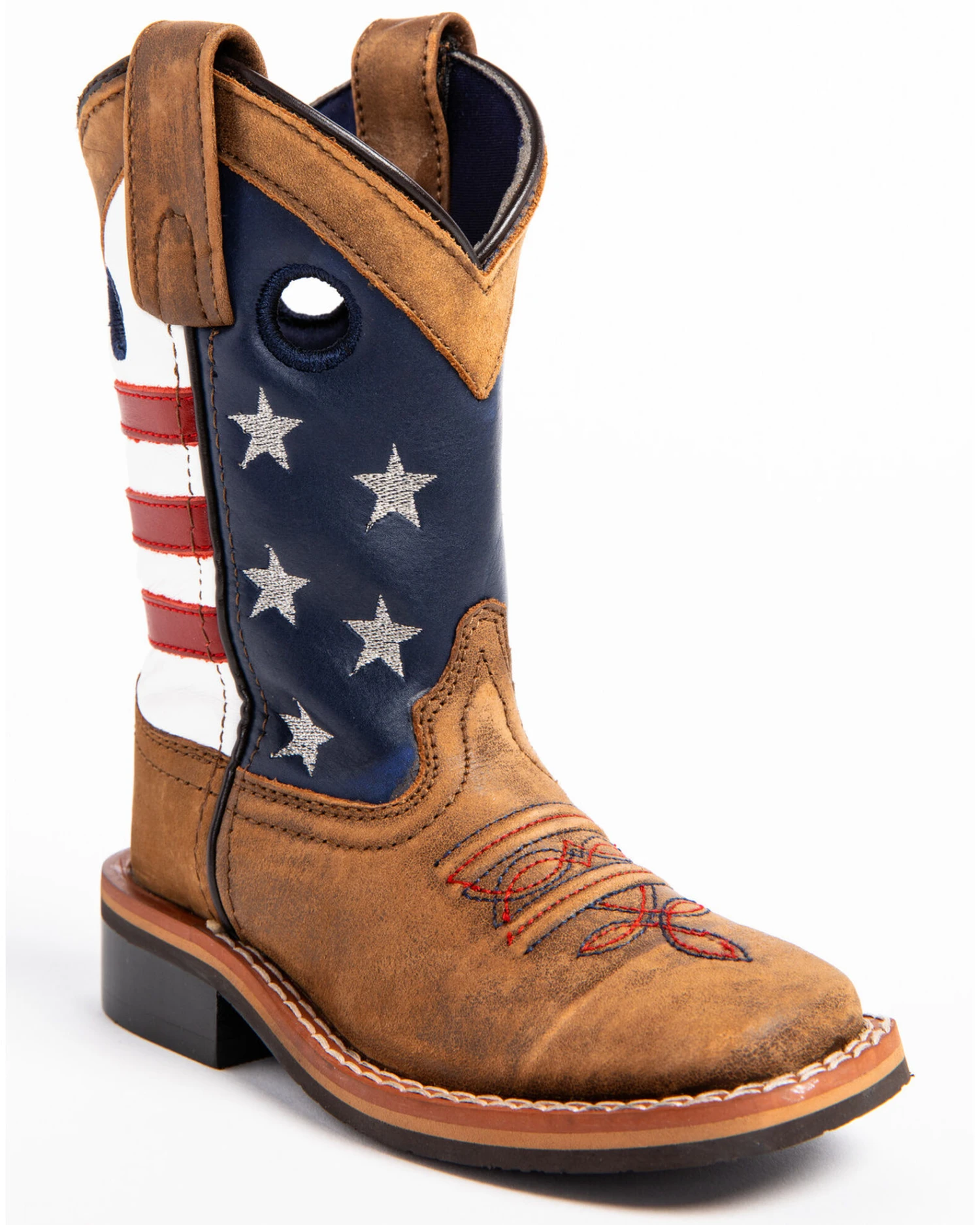 Cody James Boys' USA Flag Western Boots - Broad Square Toe 1 Cody James Boys' USA Flag Western Boots - Broad Square Toe