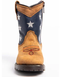 Cody James Toddler Boys' USA Flag Western Boots - Broad Square Toe -Western Boots & Shoes Deals Store 2000253466 200 P4