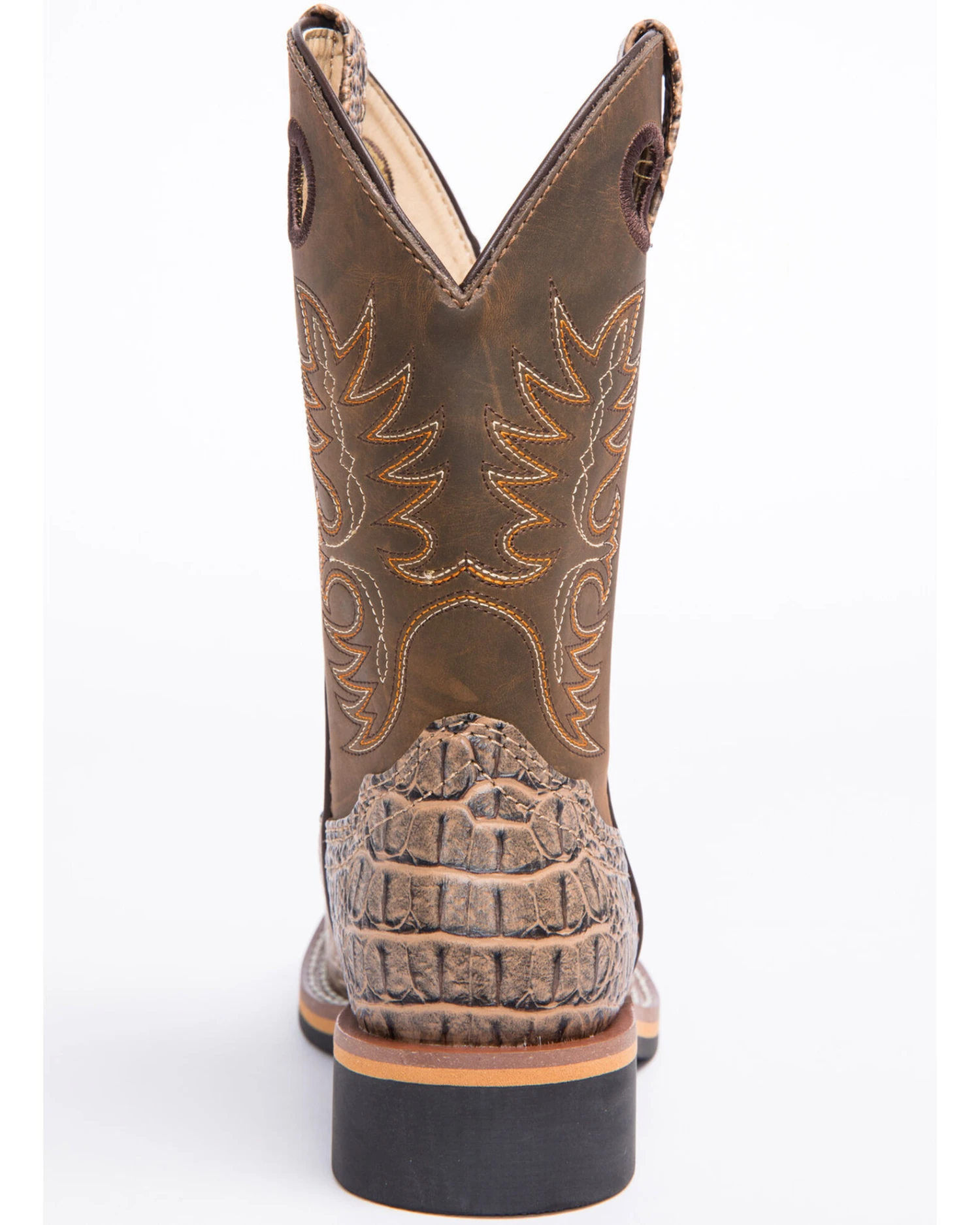 Cody James Little Boys' Gator Print Western Boots - Broad Square Toe 5 Cody James Little Boys' Gator Print Western Boots - Broad Square Toe - Image 5