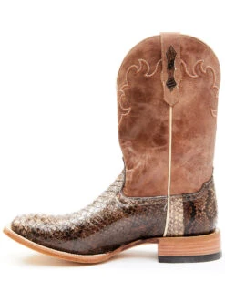 Cody James Men's Exotic Python Western Boots - Broad Square Toe -Western Boots & Shoes Deals Store 2000276397 936 P3