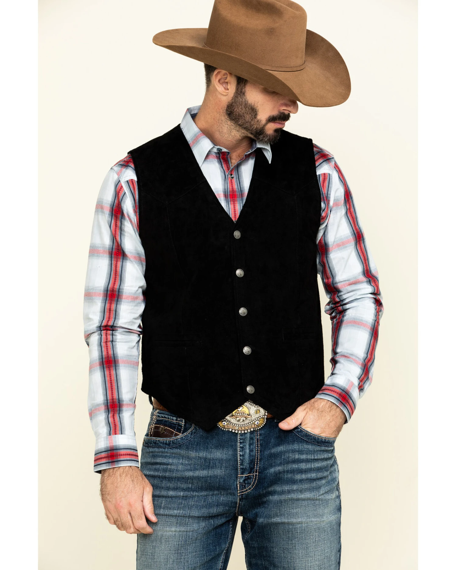 Cody James Men's Angus Suede Vest 1 Cody James Men's Angus Suede Vest