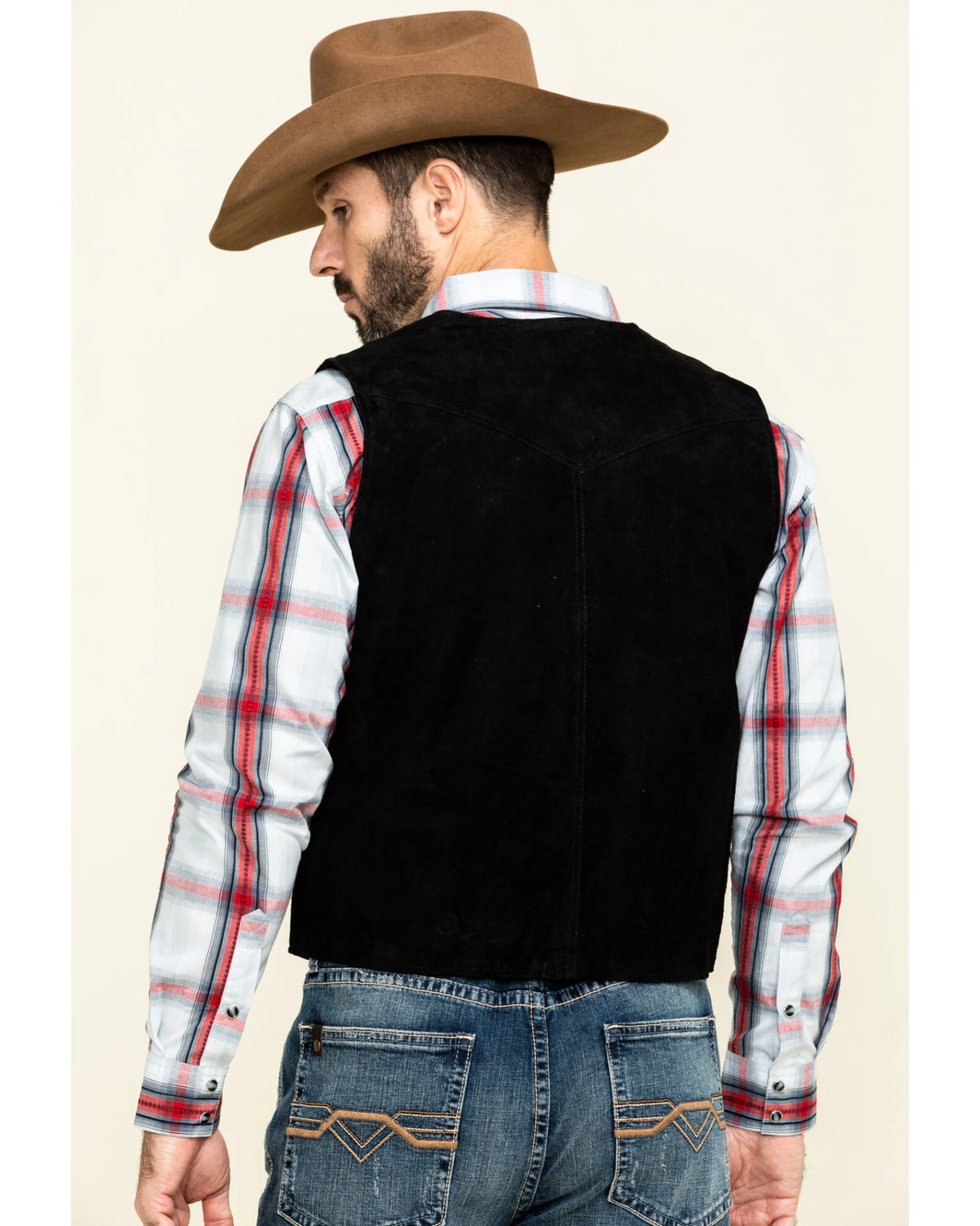 Cody James Men's Angus Suede Vest 2 Cody James Men's Angus Suede Vest - Image 2