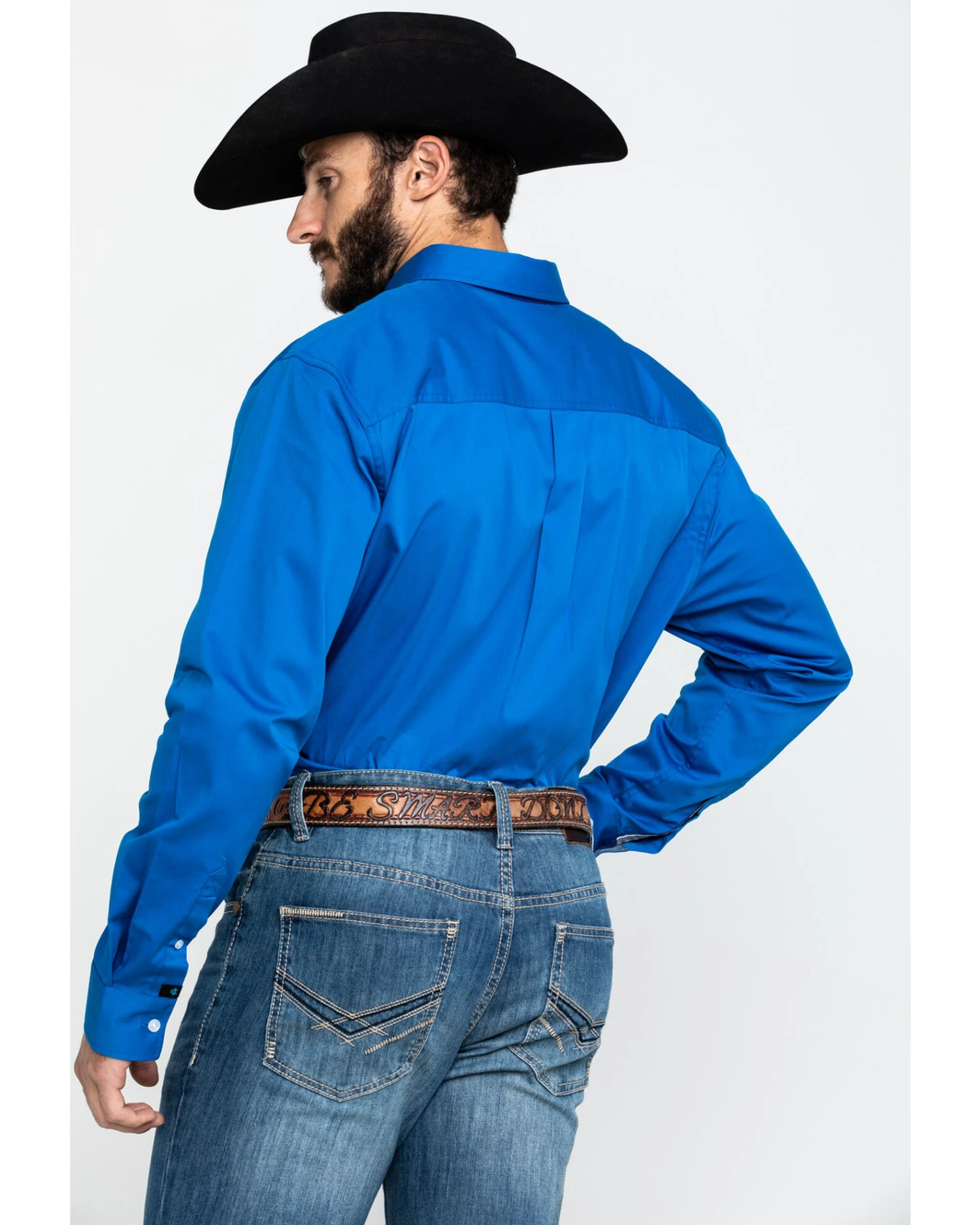 Cody James Core Solid Twill Long Sleeve Western Shirt 2 Cody James Core Solid Twill Long Sleeve Western Shirt - Image 2