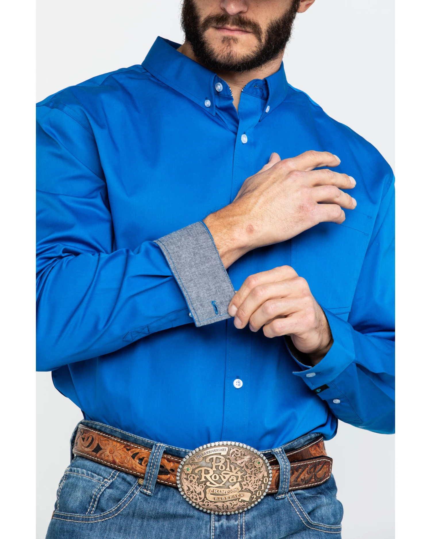 Cody James Core Solid Twill Long Sleeve Western Shirt 4 Cody James Core Solid Twill Long Sleeve Western Shirt - Image 4