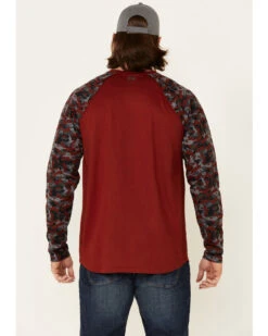Cody James Men's FR Chili Long Sleeve Work Raglan T-Shirt  -Western Boots & Shoes Deals Store 2000325705 641 P4