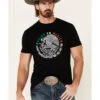 Cody James Men's Black Born In Mexico Graphic T-Shirt 