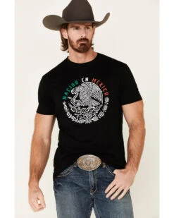 Cody James Men's Black Born In Mexico Graphic T-Shirt