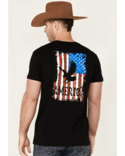 Cody James Men's US Eagle Flag Graphic Short Sleeve T-Shirt - Black 7 Cody James Men's US Eagle Flag Graphic Short Sleeve T-Shirt - Black -Western Boots & Shoes Deals Store 2000343153 001 P4