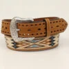 Cody James Men's Pierced Tab Southwestern Belt