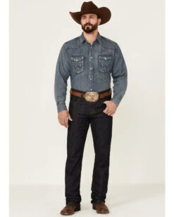 Cody James Men's Heeler Dark Wash Stretch Stackable Straight Leg Jeans 