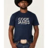 Cody James Men's Navy Southwestern Logo Short Sleeve T-Shirt 