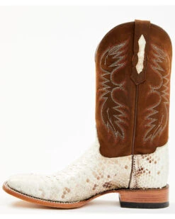 Cody James Men's Bone Python Exotic Western Boot - Broad Square Toe -Western Boots & Shoes Deals Store 2000356761 200 P3