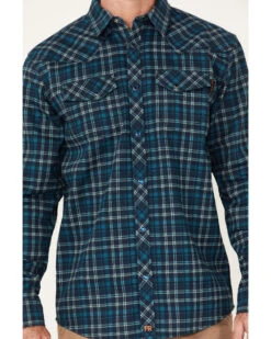 Cody James Men's FR Plaid Print Long Sleeve Snap Work Shirt 6 Cody James Men's FR Plaid Print Long Sleeve Snap Work Shirt -Western Boots & Shoes Deals Store 2000357958 410 P3