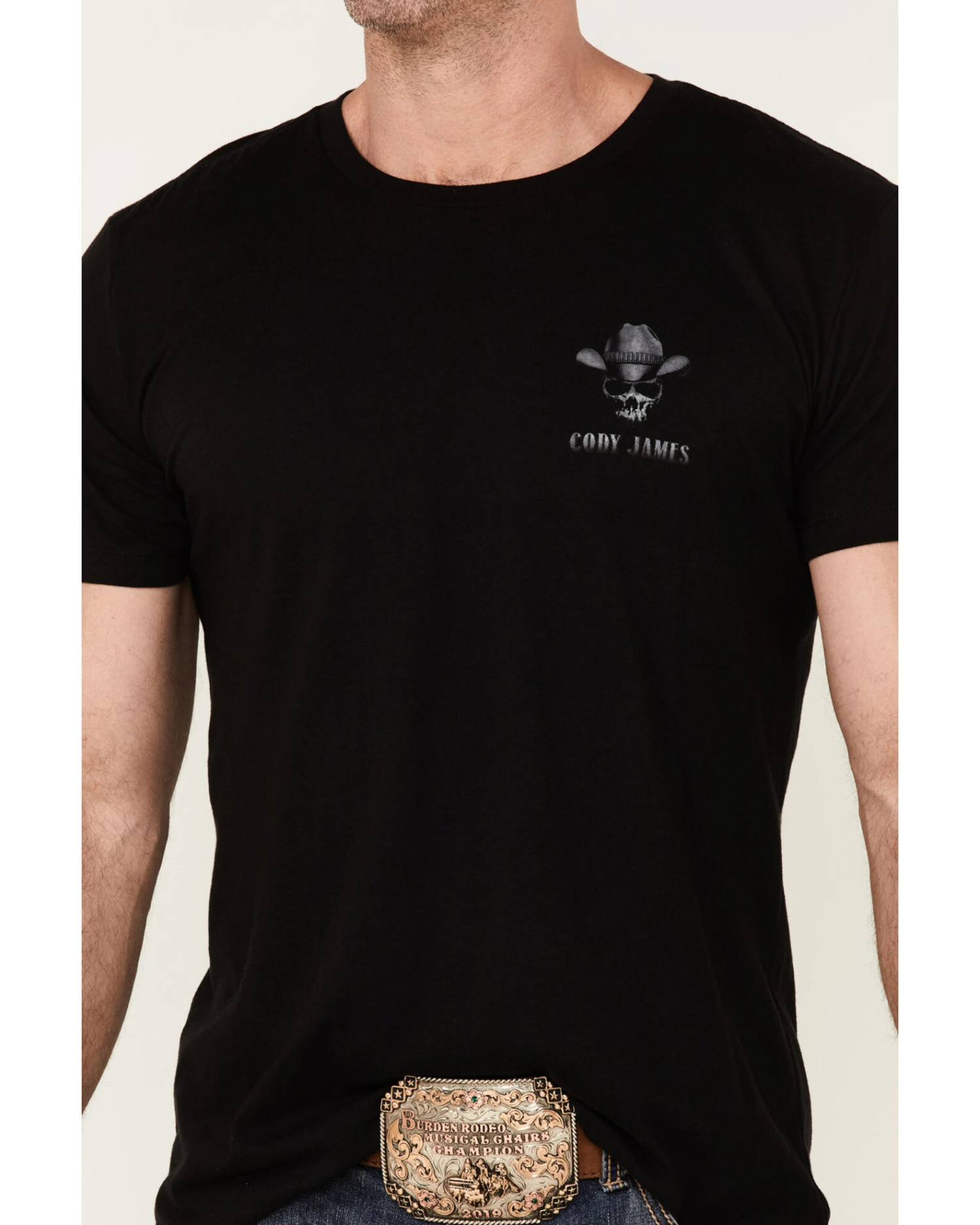 Cody James Men's Card Skull Graphic Short Sleeve T-Shirt 3 Cody James Men's Card Skull Graphic Short Sleeve T-Shirt - Image 3