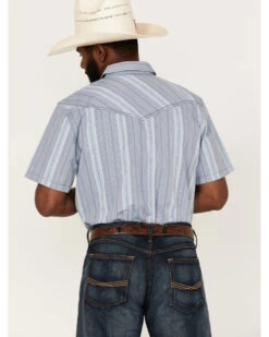 Cody James Men's Springs Vertical Stripe Short Sleeve Snap Western Shirt  -Western Boots & Shoes Deals Store 2000364855 400 P4
