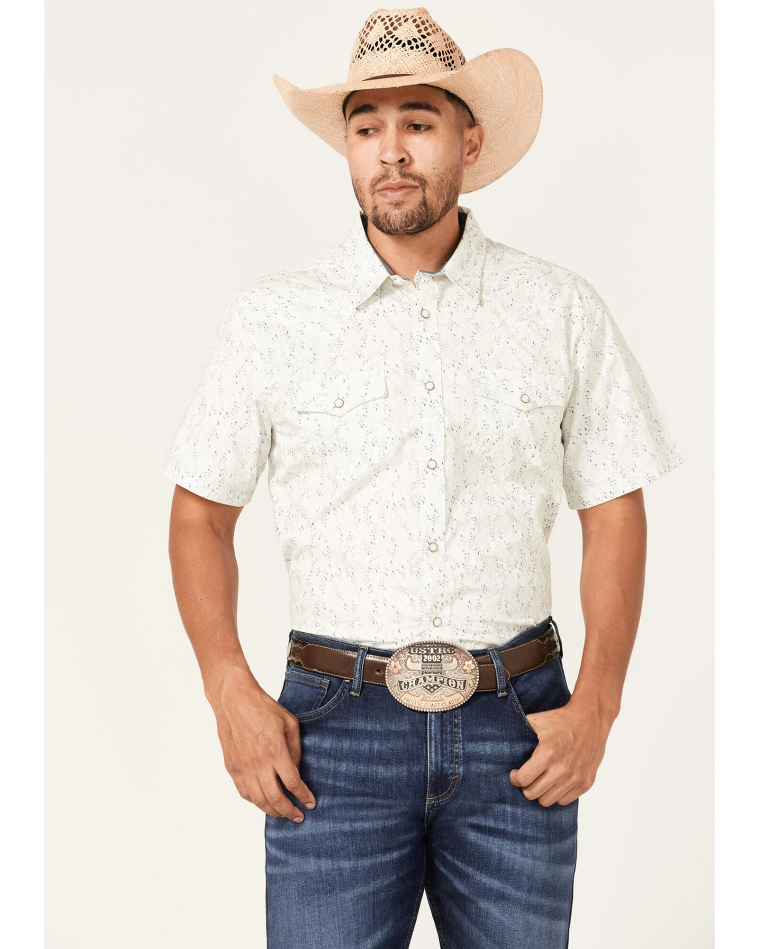 Cody James Men's Liberty Hill Floral Print Short Sleeve Snap Western Shirt 1 Cody James Men's Liberty Hill Floral Print Short Sleeve Snap Western Shirt