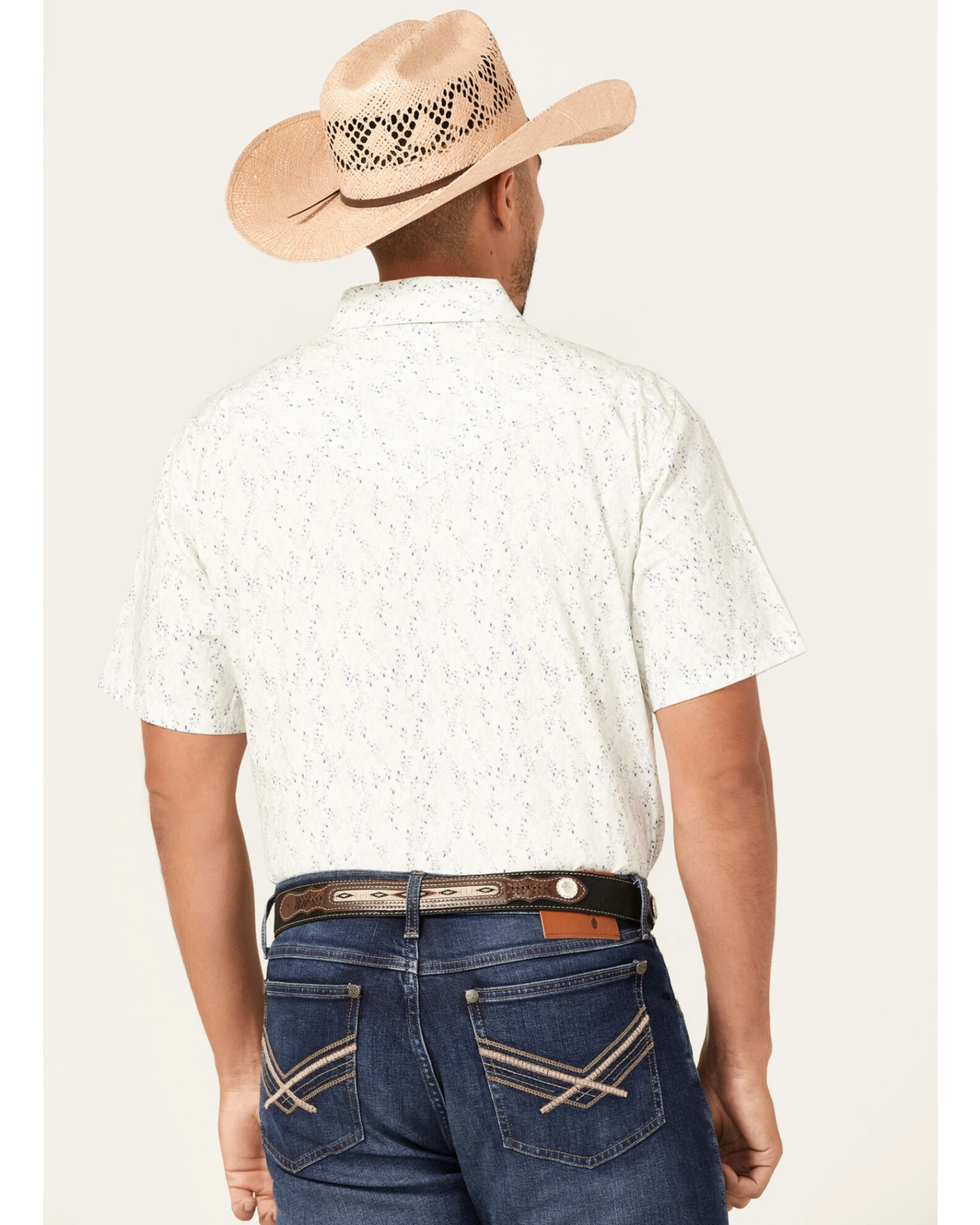 Cody James Men's Liberty Hill Floral Print Short Sleeve Snap Western Shirt 4 Cody James Men's Liberty Hill Floral Print Short Sleeve Snap Western Shirt - Image 4