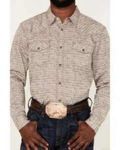 Cody James Men's Century Southwestern Jacquard Print Long Sleeve Snap Western Shirt  -Western Boots & Shoes Deals Store 2000364940 200 P3