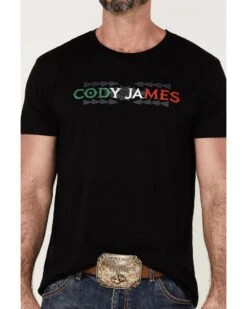 Cody James Men's Mexico Logo Graphic Short Sleeve T-Shirt  -Western Boots & Shoes Deals Store 2000370470 001 P3