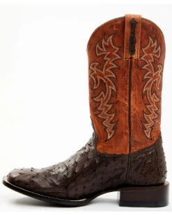 Cody James Men's Sienna Genuine Ostrich Exotic Western Boots - Broad Square Toe  -Western Boots & Shoes Deals Store 2000371861 200 P3