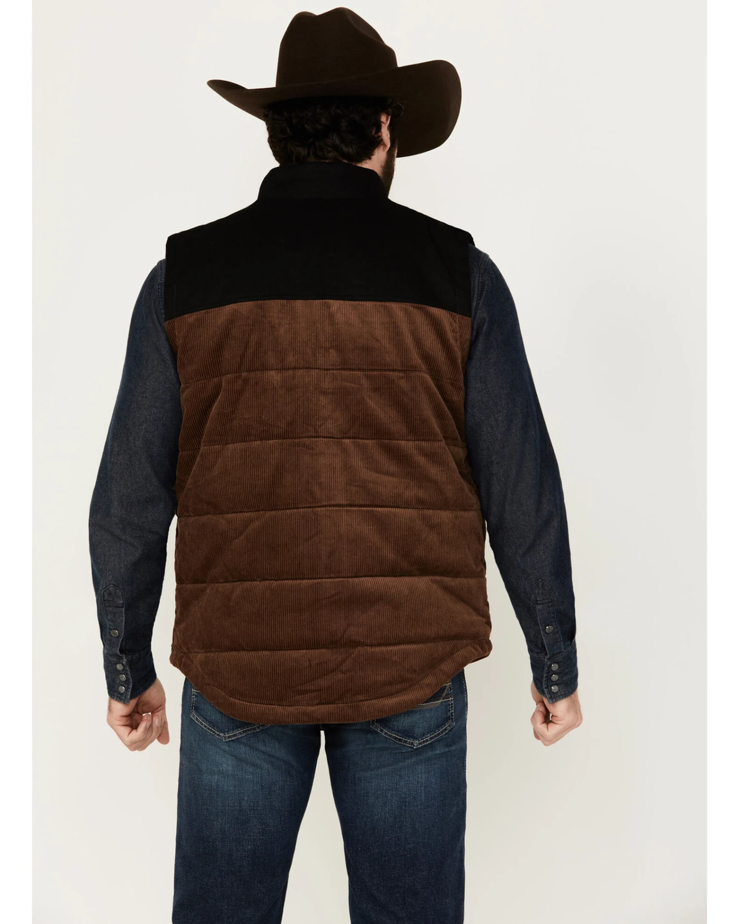 Cody James Men's Waren Corduroy Puffer Vest 4 Cody James Men's Waren Corduroy Puffer Vest - Image 4