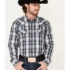 Cody James Men's Trailblazer Large Plaid Snap Western Shirt - Big & Tall 