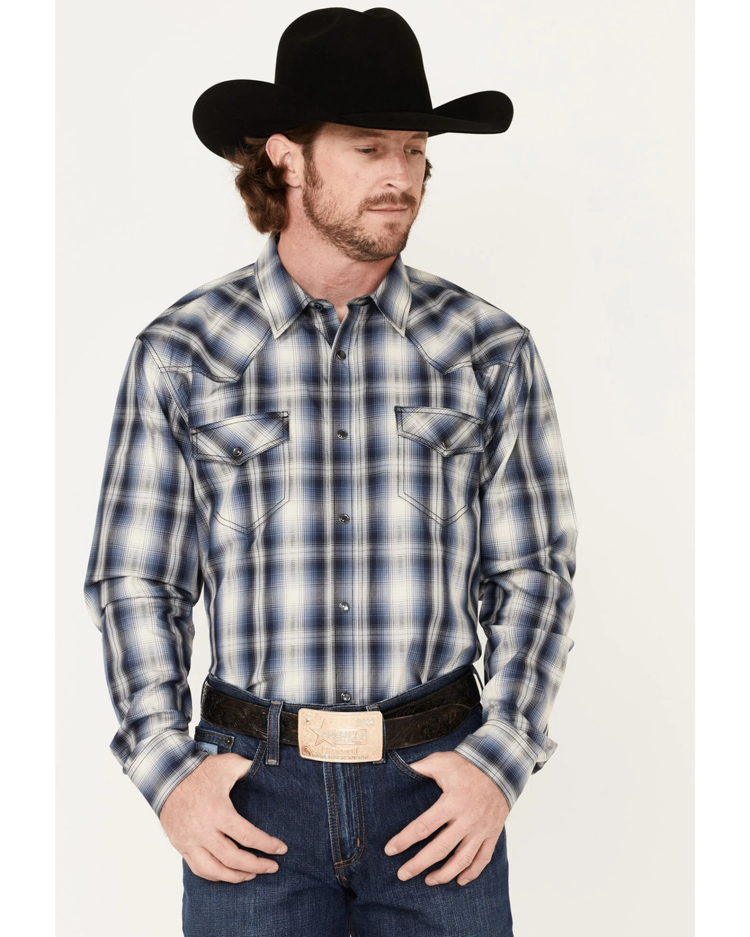 Cody James Men's Trailblazer Large Plaid Snap Western Shirt - Big & Tall 1 Cody James Men's Trailblazer Large Plaid Snap Western Shirt - Big & Tall