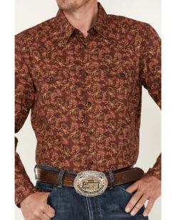 Cody James Men's On Tour Paisley Print Snap Western Shirt  -Western Boots & Shoes Deals Store 2000374107 640 P3