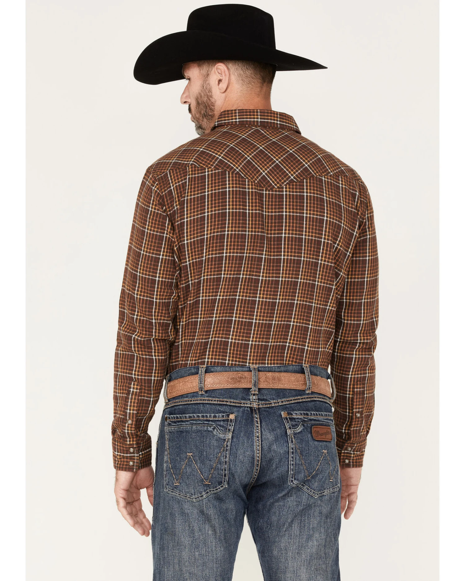 Cody James Men's Rusty Nail Small Plaid Print Long Sleeve Snap Western Flannel Shirt - Big & Tall 4 Cody James Men's Rusty Nail Small Plaid Print Long Sleeve Snap Western Flannel Shirt - Big & Tall - Image 4