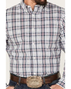 Cody James Men's Tonight Small Plaid Print Button-Down Western Shirt  -Western Boots & Shoes Deals Store 2000374154 100 P3