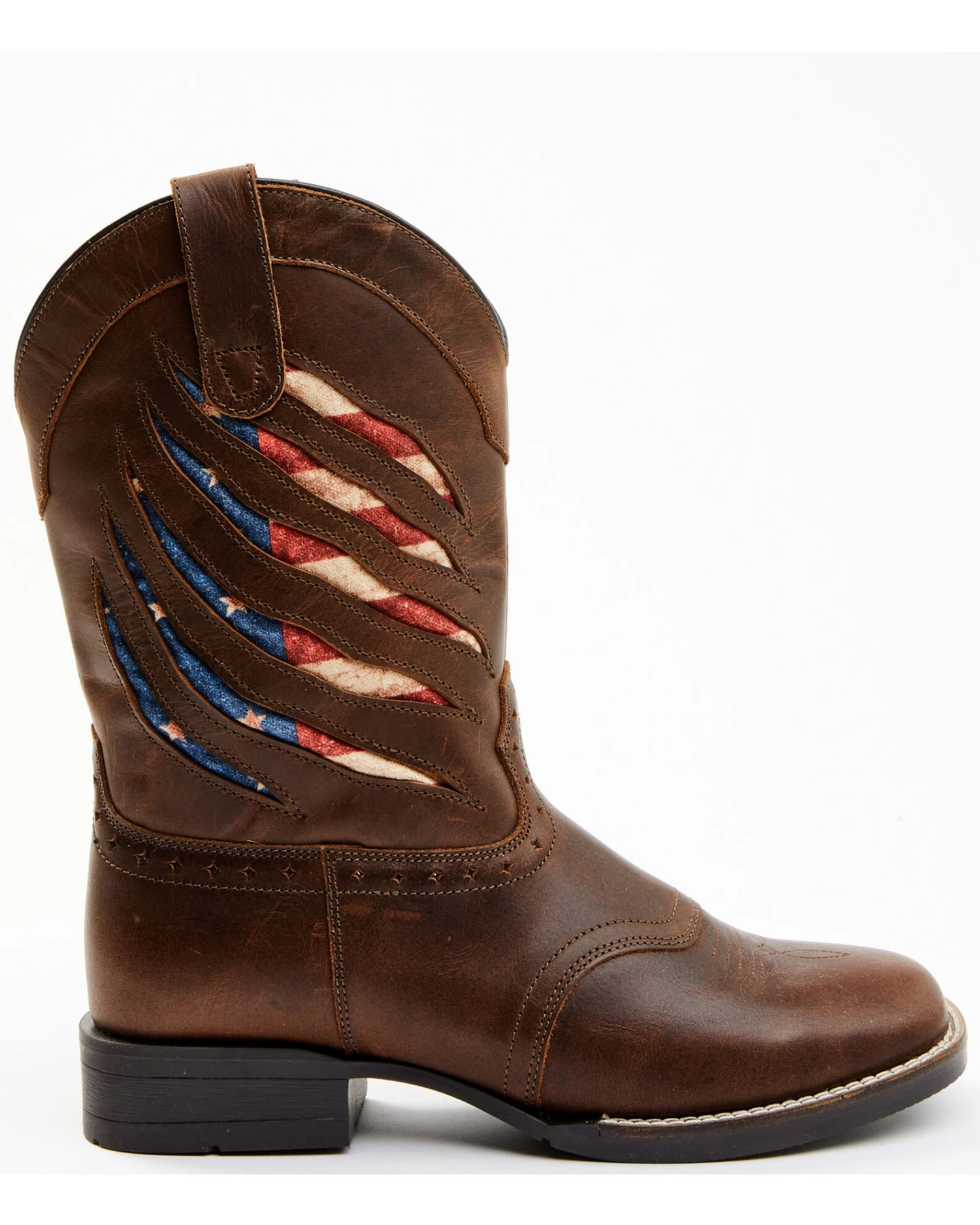 Cody James Boys' Ripped Flag Western Boots - Broad Square Toe 2 Cody James Boys' Ripped Flag Western Boots - Broad Square Toe - Image 2
