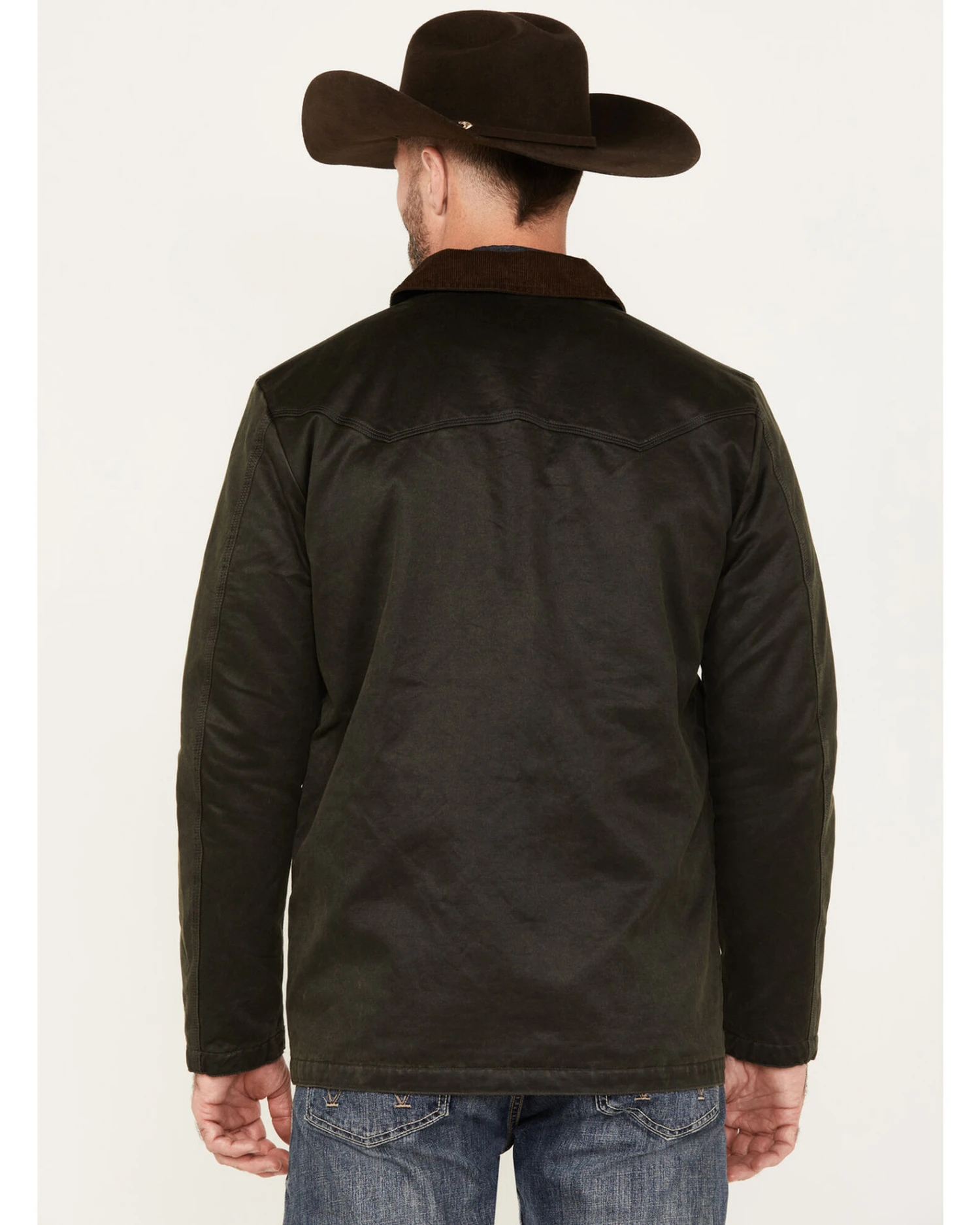 Cody James Men's Mansfield Oilskin Field Coat 4 Cody James Men's Mansfield Oilskin Field Coat - Image 4