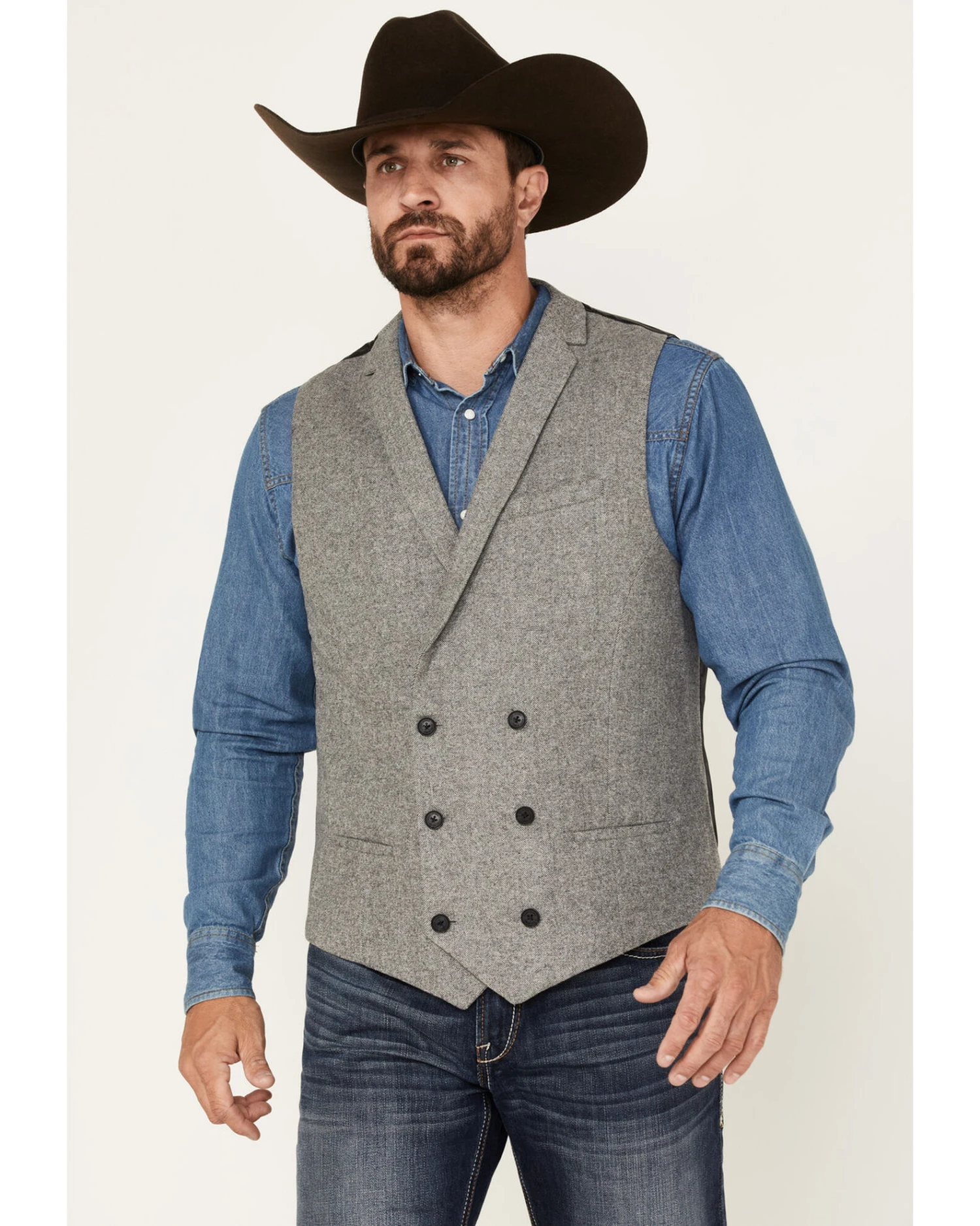 Cody James Men's Herringbone Vest 1 Cody James Men's Herringbone Vest