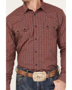 Cody James Men's Fire Mountain Long Sleeve Plaid Print Snap Western Shirt -Western Boots & Shoes Deals Store 2000380447 600 P3