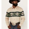 Cody James Men's Coyote Border Long Sleeve Snap Western Shirt