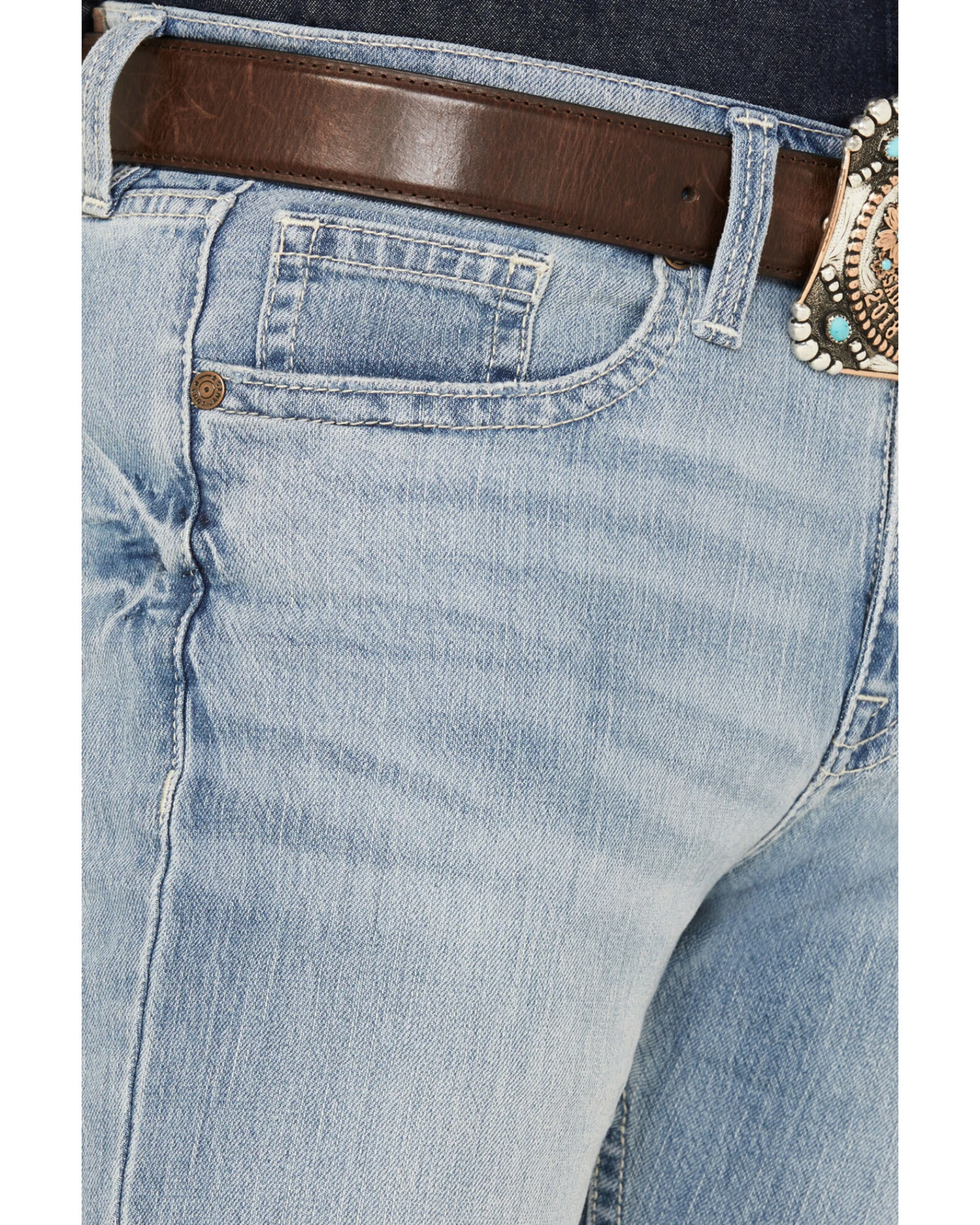 Cody James Men's Owens Light Wash Slim Boot Stretch Denim Jeans 2 Cody James Men's Owens Light Wash Slim Boot Stretch Denim Jeans - Image 2