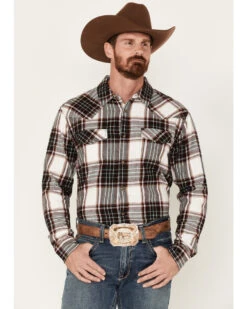 Cody James Men's Cabin Fever Long Sleeve Snap Western Flannel Shirt - Big &Â Tall