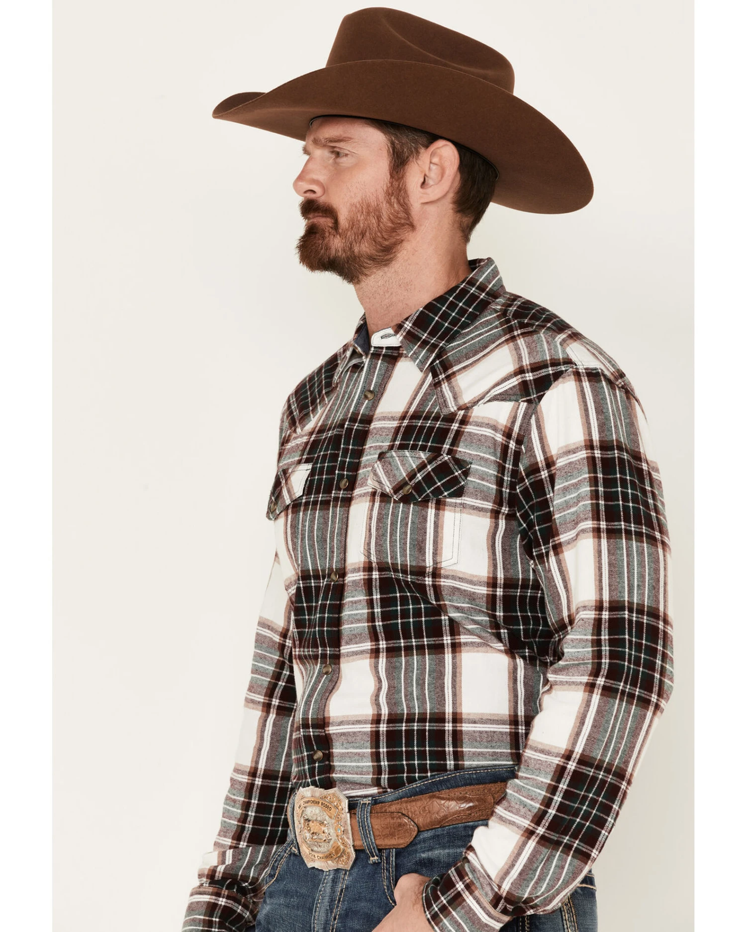 Cody James Men's Cabin Fever Long Sleeve Snap Western Flannel Shirt - Big & Tall 2 Cody James Men's Cabin Fever Long Sleeve Snap Western Flannel Shirt - Big & Tall - Image 2