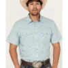 Cody James Men's Agua Dulce Striped Short Sleeve Snap Western Shirt