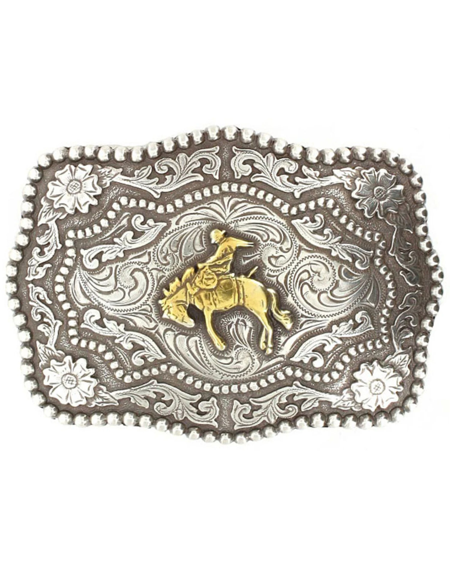 Cody James® Men's Bucking Bronc Rectangle Belt Buckle 1 Cody James® Men's Bucking Bronc Rectangle Belt Buckle